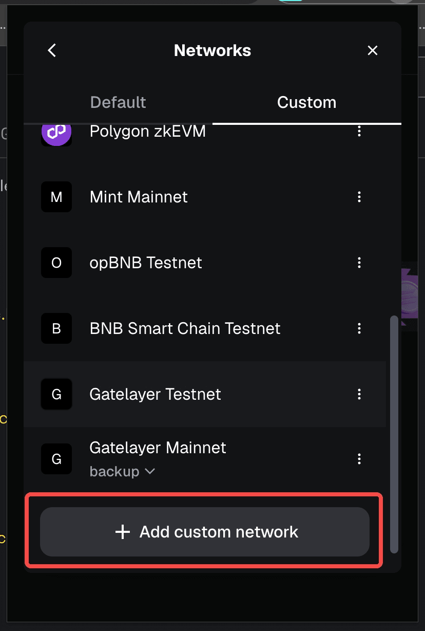 Step 3: Add Network